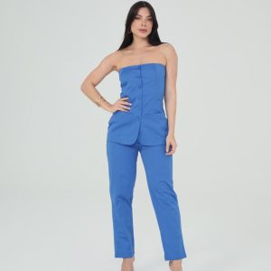 Calça Cropped Reta Clarice